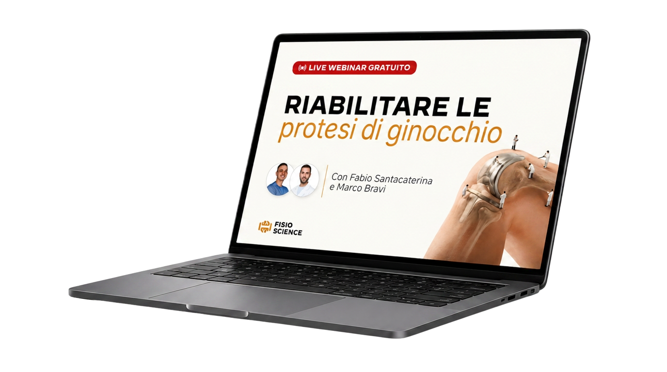 Anteprima del webinar Riabilitare le protesi di ginocchio